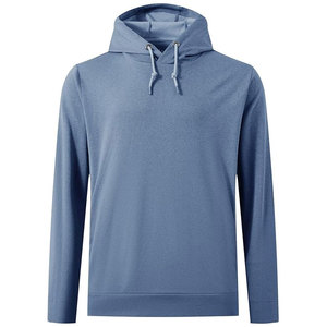 เสื้อฮู้ดผู้ชายสำหรับฤดูหนาวน้ำหนักเบาใส่ได้พอดีปกติสีโลโก้ตามสั่ง - Product Image 1