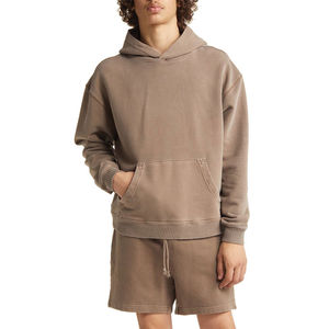 Ensemble sweat-shirt et short streetwear pour homme, grande taille, broderie personnalisée, imprimé, 100% coton, haute qualité, vente en gros OEM - Product Image 1