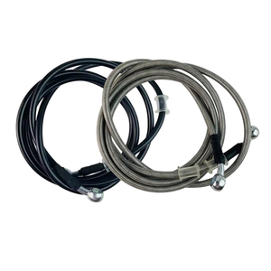 Tuyau AN3 1/8 en acier inoxydable tressé pour moto HE L, tuyau <span class=keywords><strong>de</strong></span> frein hydraulique, ligne d'huile d'embrayage en nylon/PTFE, tuyau <span class=keywords><strong>de</strong></span> modification <span class=keywords><strong>de</strong></span> moto tout-terrain - Product Image 4