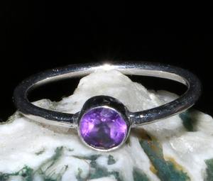 African <b>Amethyst</b> <b>Ring</b> 925 Sterling Silver Handmade Birthstone Gift for Women - Product Image 6