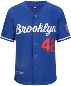 Camiseta de béisbol para hombre, ropa de béisbol, ropa deportiva ligera transpirable, camiseta de secado rápido para hombre, Material de poliéster 100% - Product Image 5