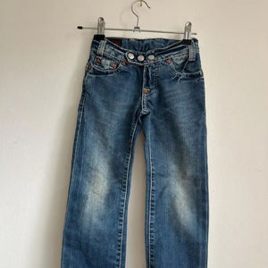 Vintage Rocky Mountain Womens Rockies Bareback Western Jeans Taille 29/9 Taille Haute Bleu Denim Rodeo Cowgirl Cowboy Ranch - Product Image 1