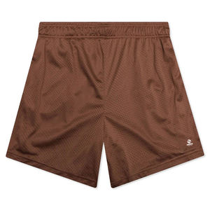 Pantalones cortos de malla transpirable sólidos High Street para hombre, pantalones cortos informales de baloncesto de talla grande con logotipos bordados personalizados - Product Image 1