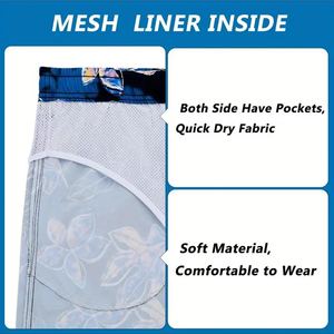 <b>Men's</b> Eco-Friendly Cotton High Waist Casual <b>Shorts</b> with <b>Short</b> Print Solid Drawstring - Product Image 5