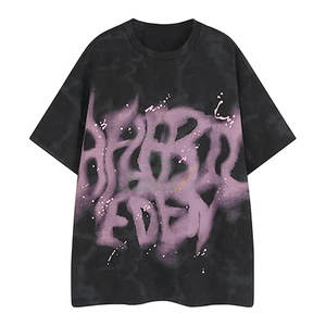 T-shirt en coton 100% pour homme, coupe classique, manches courtes, design à épaules tombantes, impression d'un logo personnalisé, uni, formel - Product Image 1