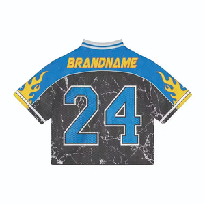 2025 été dernière conception hommes Sublimation maille Boxy Football Jersey 220gsm 100% Polyester Football chemises Football Football Jersey - Product Image 4