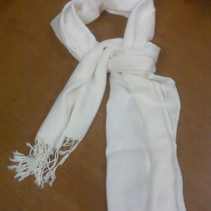 100% Viscose Pashmina Châle Élégant Style Européen Imprimé Blanc Écharpe Adultes Usage Quotidien Saison D'été Dernière Conception Laine - Product Image 1