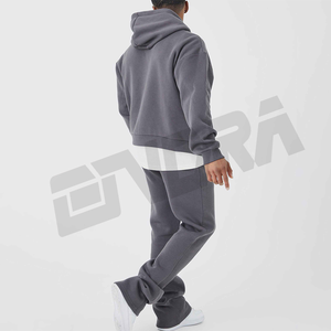 Sudadera recortada Fit Layered Look para mujer Otoño Invierno Streetwear Essential Gymwear Urban Style Athleisure Workout gym top - Product Image 2