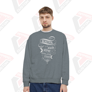 Sweat-shirt pour homme ultra doux, de qualité supérieure, uni, écologique, en polaire polyester/coton pour la saison hivernale - Product Image 3