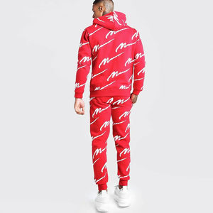 Conjunto de chándal de 2 piezas para otoño e invierno al por mayor, chándal de algodón y poliéster, chándal para hombre con logotipo personalizado - Product Image 2