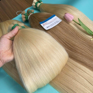 ผมต่อเวียดนามแท้ 100% คุณภาพสูง ยาว 30 นิ้ว แบบตรง เย็บสองชั้น น้ำหนัก 100 กรัม แบบเป็นมัด - Product Image 5