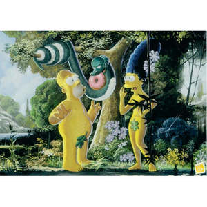 Carte de vœux numérique A5 Les Simpsons, impression numérique, carte postale, invitation pour usage professionnel, amoureux, usage personnel, papier de haute qualité, souvenir - Product Image 1