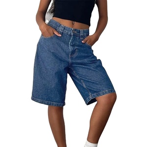 2025 Summer Arrival High Quality Acid Stonewash Distressed Denim Shorts for Women Custom Men's Clothing with Straight Style - Product Image 1