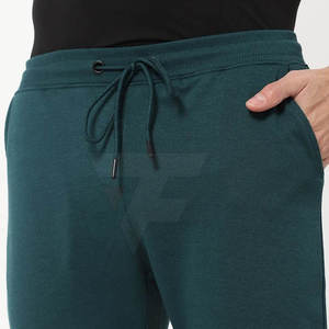 Pantalones deportivos de hombre de alta calidad con logotipo personalizado pantalones de jogging informales de talla grande XL ropa deportiva de algodón 100% liso teñido competitivo - Product Image 5