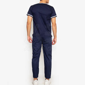 Service OEM – Dernier design – Tenues et ensembles médicaux légers en coton/polyester avec détection d'aiguilles – Unisexe – Usage hospitalier – En stock - Product Image 4