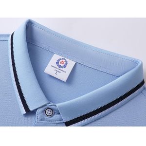 เสื้อโปโลแขนสั้นผู้ชายเสื้อโปโลกอล์ฟผ้าโพลีเอสเตอร์ออกแบบเองแบรนด์ของคุณเอง - Product Image 1