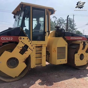 Compacteur vibrant à double tambour Dynapac CC522 d'occasion, poids de travail 12 tonnes, marque suédoise originale, compacteur de taille moyenne - Product Image 6