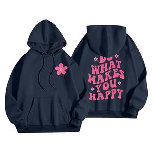 Sudaderas con capucha impresas personalizadas Mezcla de algodón suave Impresión digital a todo color a granel al por mayor - Product Image 4