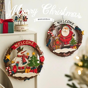 Adornos navideños hechos a mano de ratán de Vietnam para decoración de mesas de fiesta y decoración festiva ecológica - Product Image 1