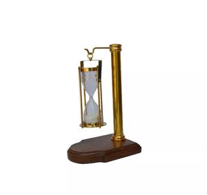 Premium <b>Silver</b> plated Metal Frame Durable long lasting sand <b>clock</b> Metal Hour Glass Sand Timer for Modern style home decor - Product Image 5