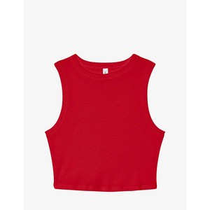 Bella Canvas Débardeurs Micro Rib Muscle Crop pour femmes, Débardeurs sans manches à col en U - Product Image 1