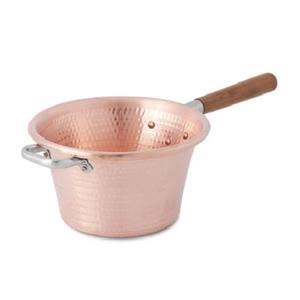 Olla de cobre hecha a mano con mango de latón, olla para servir alimentos de calidad exclusiva para accesorios de cobre - Product Image 5