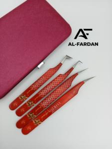 Pince à épiler d'extension de cils en acier inoxydable durable entièrement personnalisé volume enduit de papier pince à cils Logo personnalisé gratuit - Product Image 3