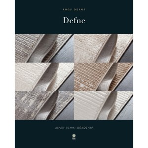 พรมอะคริลิคขายส่ง DEFNE DF008 สีเทา ผลิตด้วยเครื่องจักร พรมตุรกี สำหรับห้องนั่งเล่น โครงการโรงแรม - Product Image 3