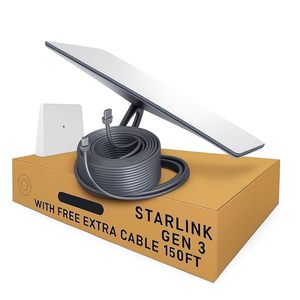 Kit Starlink Gen 3 Neuf de Qualité DIY, Antenne Satellite en Acier, Routeur Wi-Fi 6, Internet Haut Débit, OEM/ODM, Garantie 3 Ans - Product Image 1