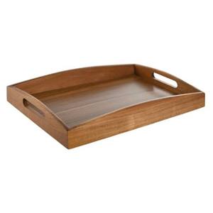 Bandeja de Servir Rectangular de Madera Hecha a Mano con Revestimiento de Esmalte, Asa de Hierro, Diseño Moderno Brillante para Uso Decorativo VISHAL - Product Image 4
