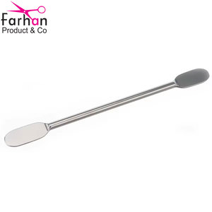 Espátula de acero inoxidable para laboratorio, precio barato al por mayor, instrumento Dental, espátula de mortero de cemento con doble extremo - Product Image 1