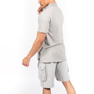 ชุดเสื้อโปโลและกางเกงขาสั้นแขนสั้นลำลองแฟชั่นฤดูร้อน - Product Image 3