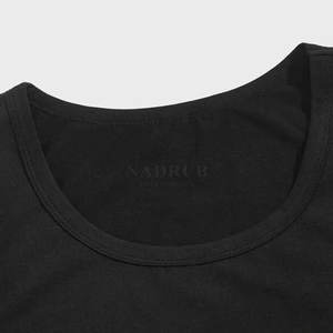 Camiseta sin mangas de corte clásico con material de algodón suave y duradero Camiseta sin mangas de calidad premium con aspecto limpio y ajuste relajado - Product Image 4