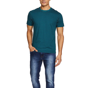 Camisetas de hombre ajustadas con cuello redondo de verano de alta calidad lisas personalizadas al por mayor a la moda a un precio asequible y razonable - Product Image 5