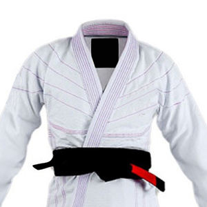 เครื่องแบบ BJJ สีทึบสำหรับใส่ได้ทั้งชายและหญิงชุดปักโลโก้ตามสั่ง - Product Image 4