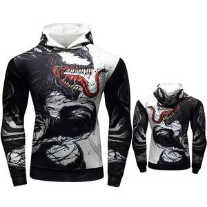 Sudaderas con capucha sublimadas 3D impresas completas personalizadas de alta calidad Sudaderas con capucha de superhéroe estilo pulóver para hombres al por mayor. - Product Image 1