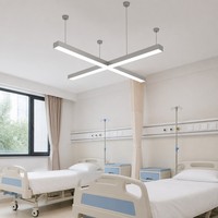 Éclairage linéaire LED pour couloir d'hôpital, tube linéaire de 800 mm, éclairage pour zone patient, intérieur propre