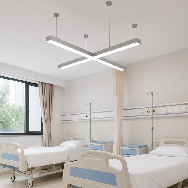 Hospital Ward Led Linear Light 800mm Linear Tube Lighting Patient Zone Clean Indoor