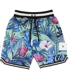 Pantalones Cortos de Baloncesto Personalizados con Estampado 3D por Transferencia Térmica, Spandex/Algodón, Cierre con Cordón, Ajuste Holgado, Estilo Vintage Urbano - Product Image 6