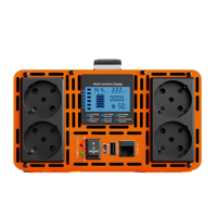 HOULI Onduleur portable à onde sinusoïdale pure 4000W-10000W 12V/24V/48V AC220V 60Hz Monophasé 95% d'efficacité Garantie 1 an