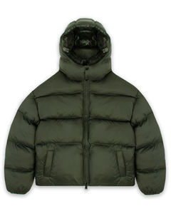 Blouson matelassé de luxe sur mesure de haute qualité pour homme, modèle 2025, coupe oversize, en duvet brillant - Product Image 6