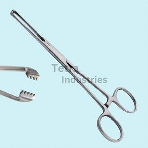 5 pinces à tissus Allis en acier inoxydable allemand 4x5 instruments chirurgicaux pour dents pinces réutilisables pour tissus chirurgicaux CE - Product Image 5