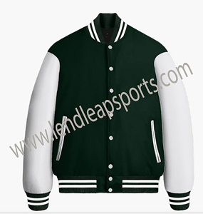 Nouvelle veste Varisty de marque privée pour hommes et vestes de cuir versity brodées personnalisées à la mode de haute qualité - Product Image 3