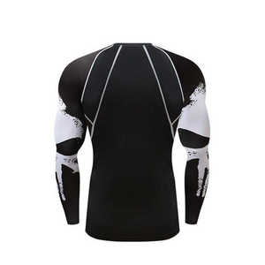 Camiseta de compresión para hombre estilo Rashguard Top ligero para Fitness, correr y entrenamiento de gimnasia - Product Image 5