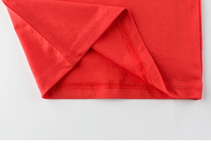 เสื้อยืดแขนสั้นคอกลมสำหรับเด็กใส่ได้ทั้งชายและหญิงเสื้อยืดเด็กผู้ชายทำจากผ้าฝ้ายออร์แกนิก100% พรีเมี่ยมโลโก้ได้ตามต้องการ - Product Image 6