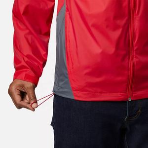 Wholesale Windbreaker Men <b>Jackets</b> Men <b>Lightweight</b> 100% Polyester Full Zipper <b>Waterproof</b> Outdoor <b>Jackets</b> For Hiking - Product Image 4