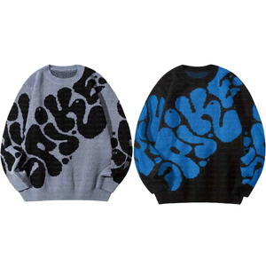 เสื้อสเวตเตอร์ถักหนาแบบสวมหัวสำหรับผู้ชายเสื้อจั๊มเปอร์ลำลองแขนยาวผ้าวูลเนื้อนุ่มใส่ให้ความอบอุ่นในฤดูหนาว - Product Image 5