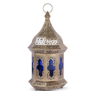 Elegant <b>Moroccan</b> Hanging Lantern Gold Metal Design Finest Quality for Home <b>Decoration</b> Christmas Celebration Islamic Style - Product Image 3