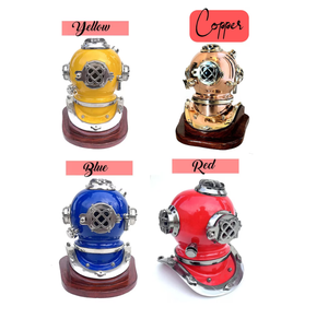 Cadeau pour papa Pirates Décoration de chambre à thème Cadeau pour fils Cadeau d'entreprise pour la fête des pèresCasque de plongée Super Quality Antique - Product Image 2