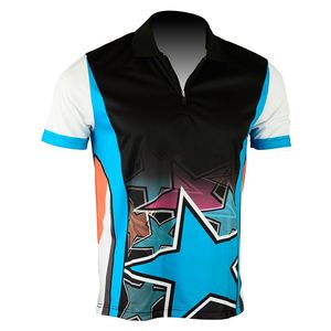 Camiseta de manga corta informal de algodón 100% para hombre, camiseta de polo de secado rápido, ajustada, 260 gramos de peso con diseño de solapa - Product Image 2